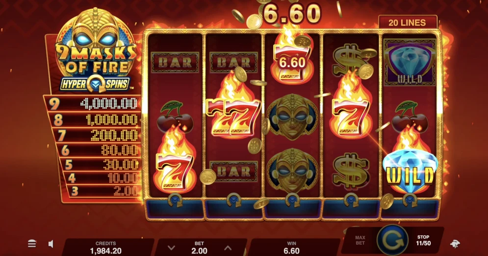 9 Masks of Fire HyperSpins