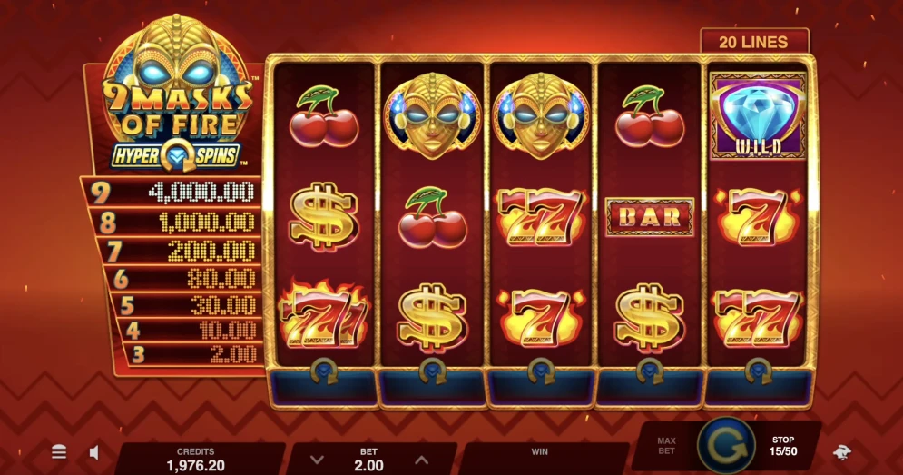 9 Masks of Fire HyperSpins Slot
